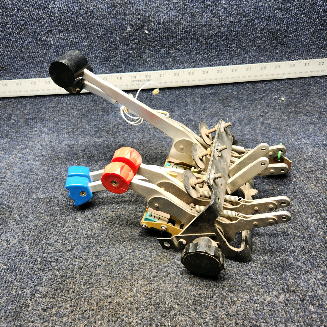 Used aircraft parts for sale, 50331-003 Piper  [part_model] Texas Several CONTROL PEDESTAL QUADRANT W/SWITCH