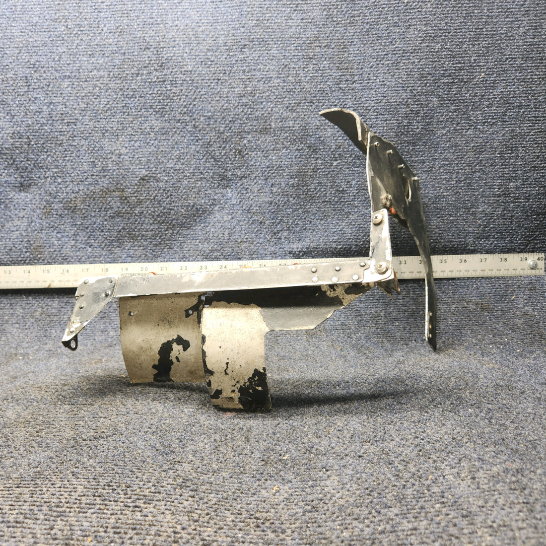 Used aircraft parts for sale, 2455044-1 Cessna 172RG FRONT LEFT BAFFLE ASSY