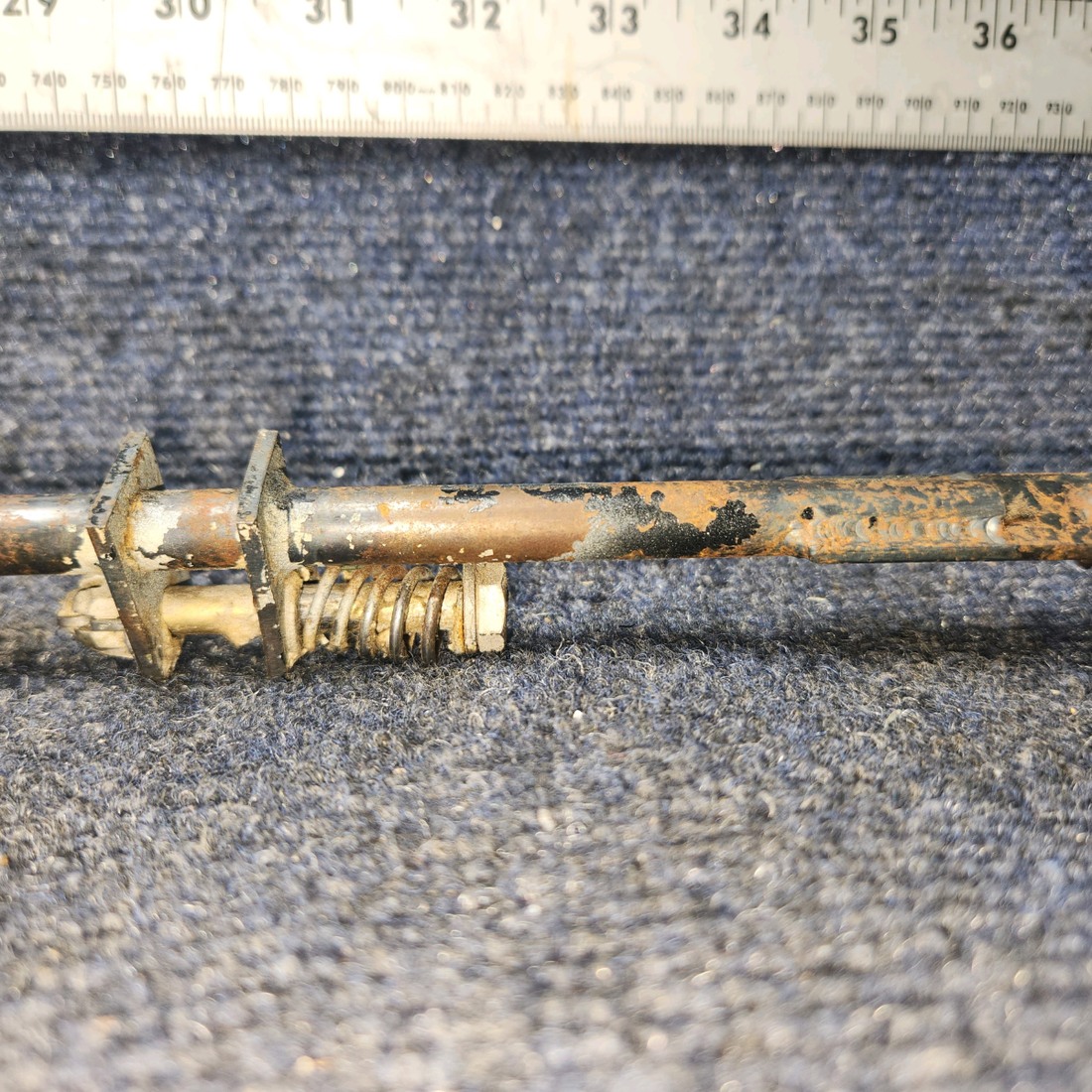 Used aircraft parts for sale, 79515-006 Piper PA28-161 Tube Assy Cabin Door Latch