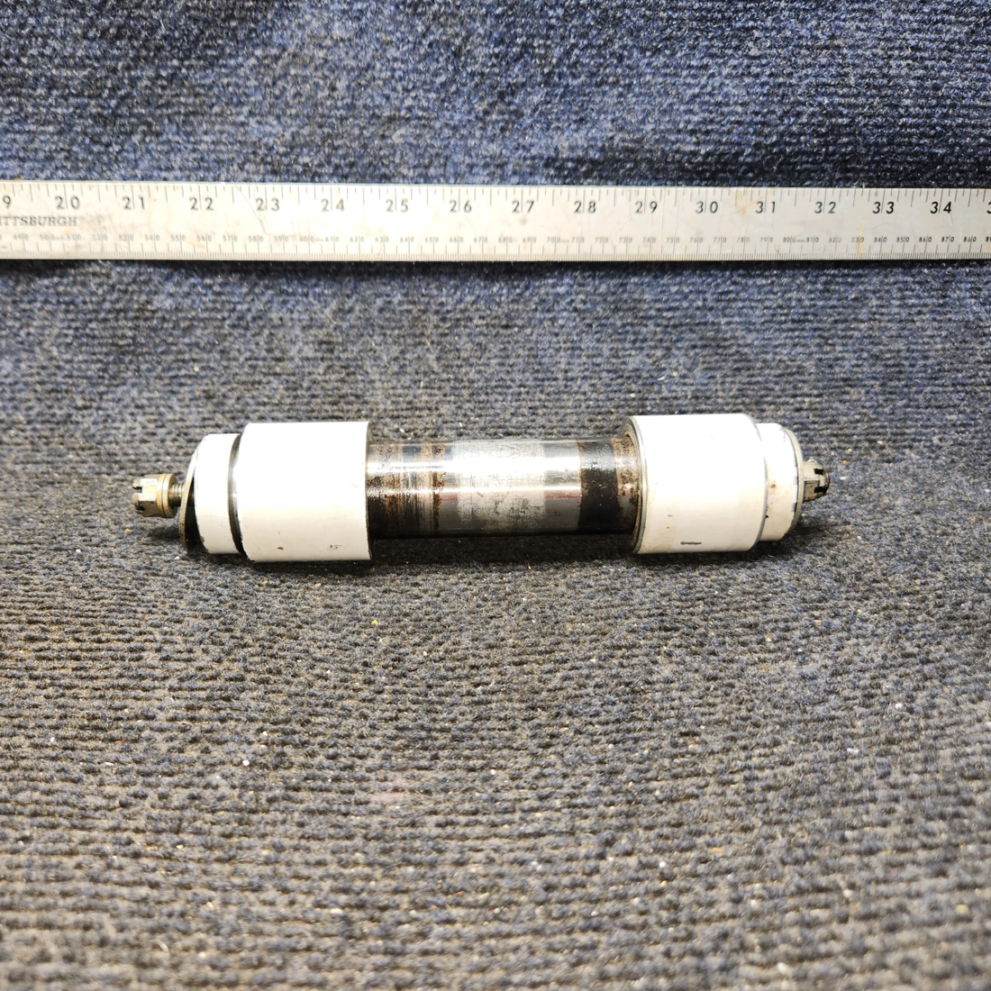 Used aircraft parts for sale, 0543001, 0543037-1, 0543003 Cessna 172E Nose Gear Axle Tube w/ Spacers & Ferrule