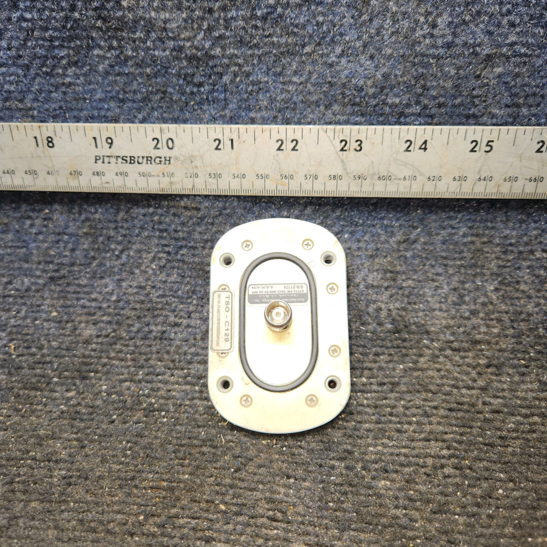Used aircraft parts for sale, AT575-9 AeroAntenna Beechcraft 35-33 GPS Antenna