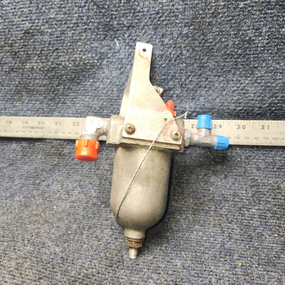 Used aircraft parts for sale, 0756005-10 Cessna 172RG Fuel Strainer Assembly