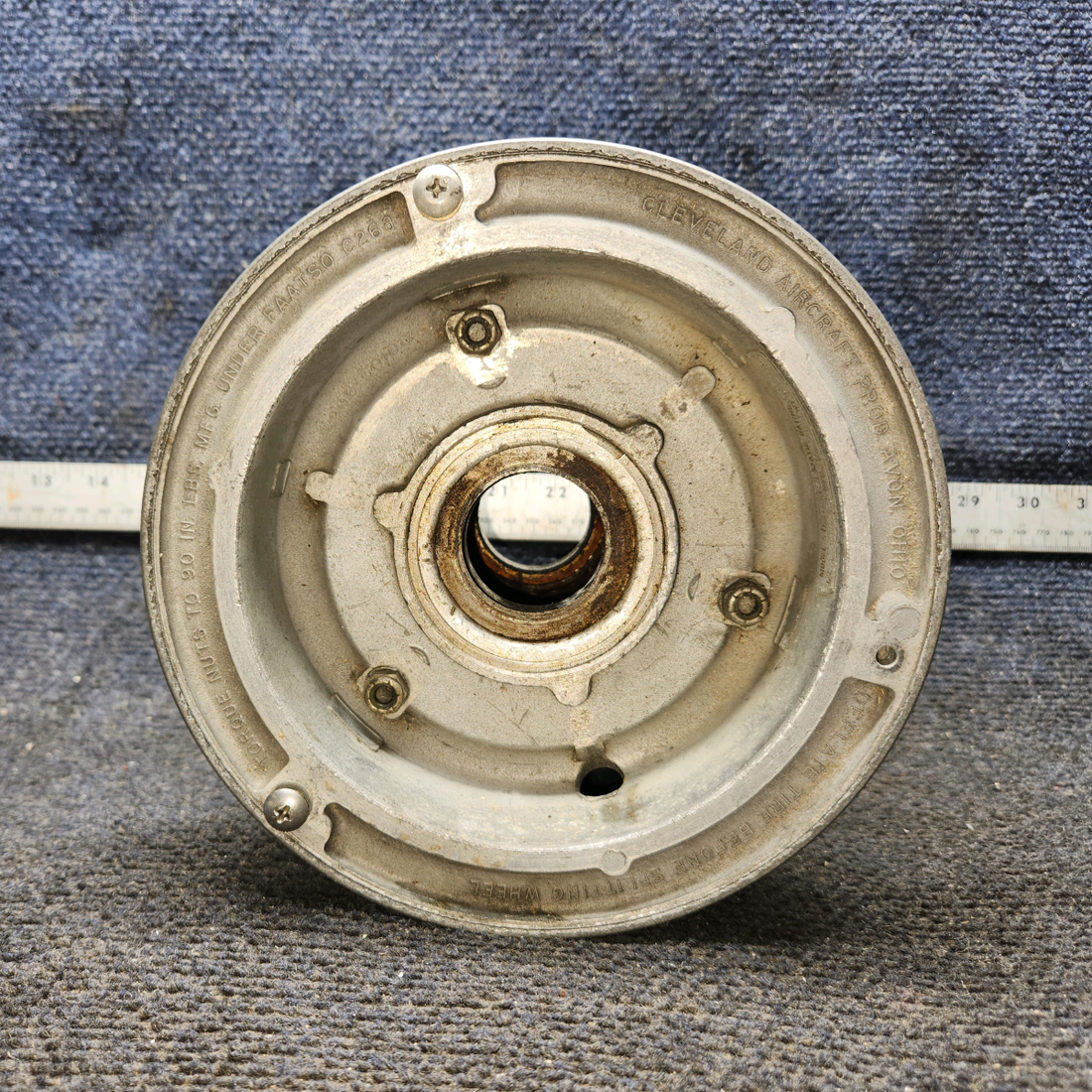 Used aircraft parts for sale, 40-113C Cleveland 40-113C Beechcraft A24R 6.00-6 Wheel Assembly