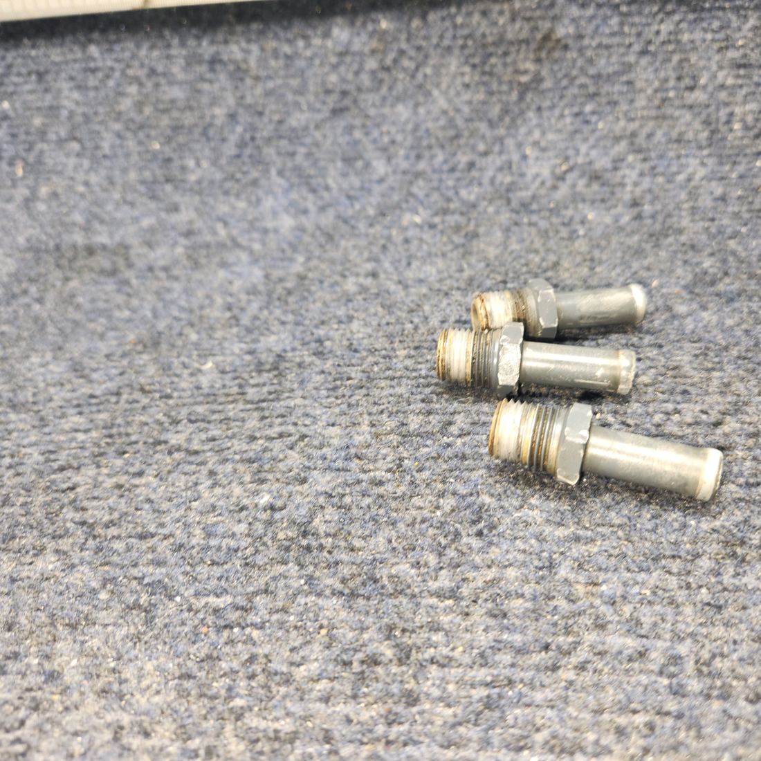 Used aircraft parts for sale, STD -684 Lycoming O-540 PIPER PA-24-250 NIPPLE Straight 3/8 I.D. hose Sold as a set of 3