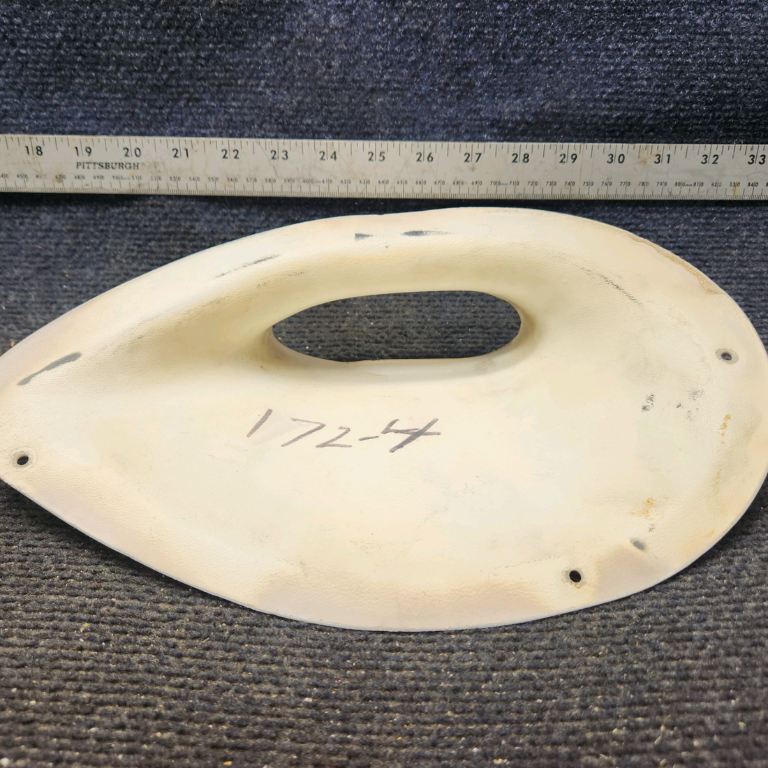 Used aircraft parts for sale, 0522150-4 Cessna 172F Wing Upper Strut Fairing