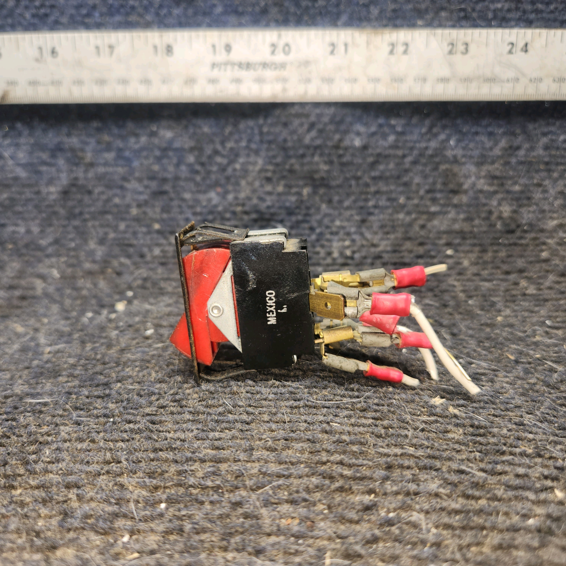 Used aircraft parts for sale, S1994-1-1 cessna 172k Dual Rocker Master Switch