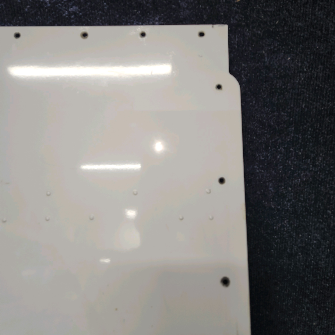 Used aircraft parts for sale, 0523521-18 Cessna 172E Fuel Tank Cover with Indent RH