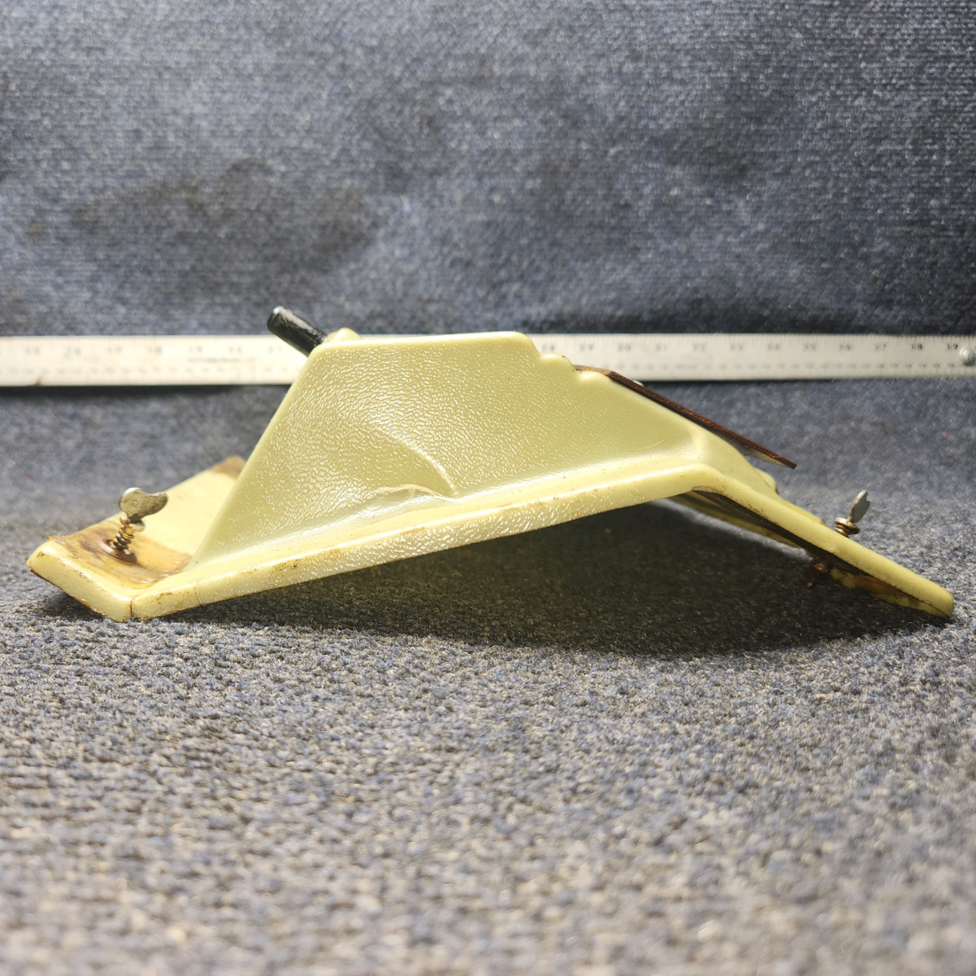 Used aircraft parts for sale, 35201-000 Piper PA28-161 Battery box Cover - Has repairs