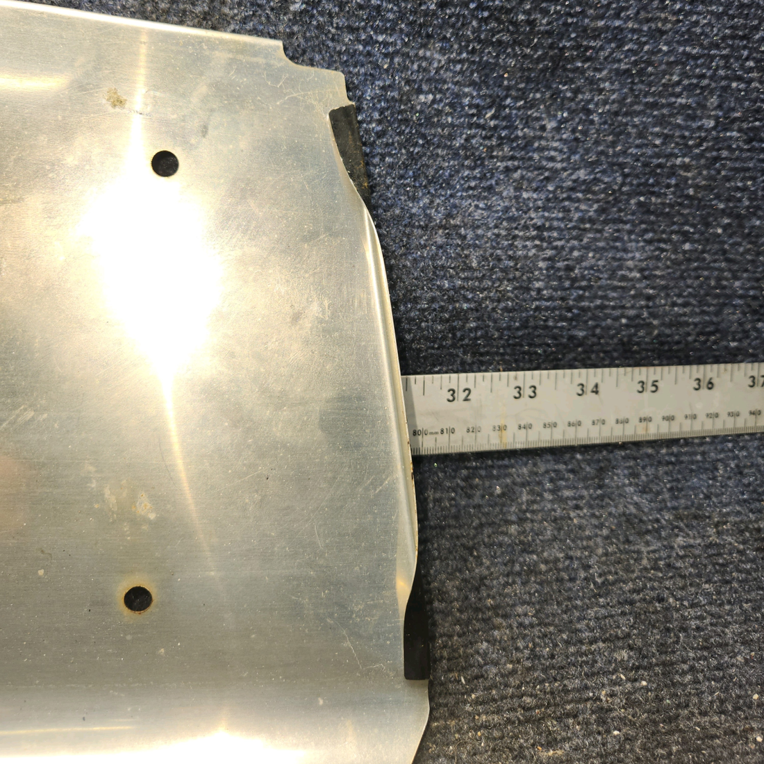 Used aircraft parts for sale, 0513057-1 Cessna 172F Rudder Bar Shield - LH