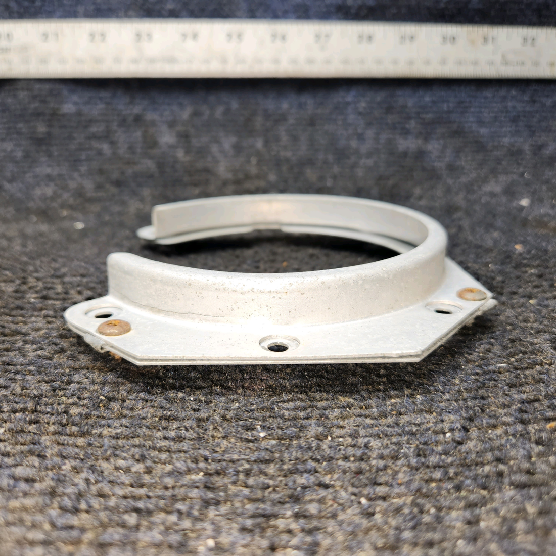 Used aircraft parts for sale, 0423542-6 Cessna 172E Landing Light Bracket Assembly