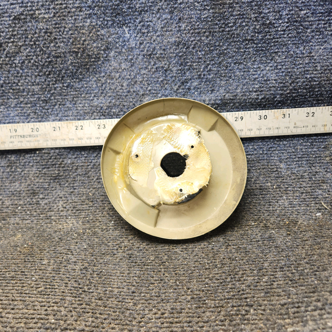 Used aircraft parts for sale, 99635-009 piper PA-28-181 Fuel Selector Cover Assembly