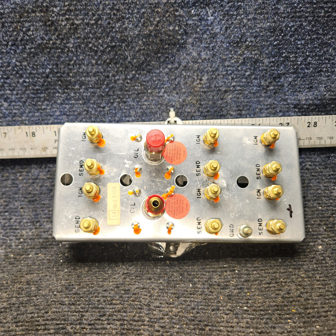 Used aircraft parts for sale, 39569-003 Rochester Gauges Piper PA34-220T Intrument Gauge Cluster (12V)