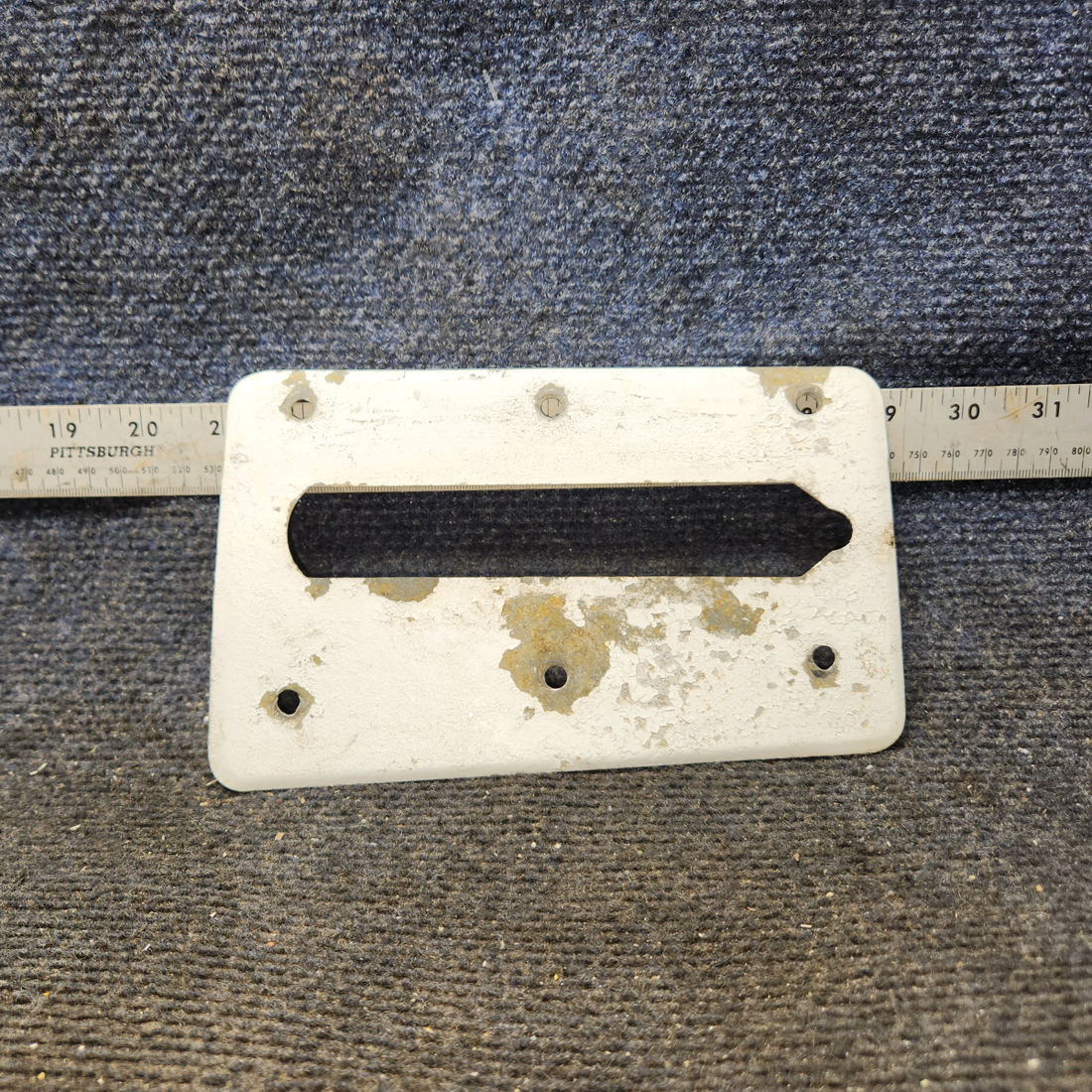 Used aircraft parts for sale, 0511071-3 Cessna 172F Plate Landing Gear Fillet - LH (Corrosion)