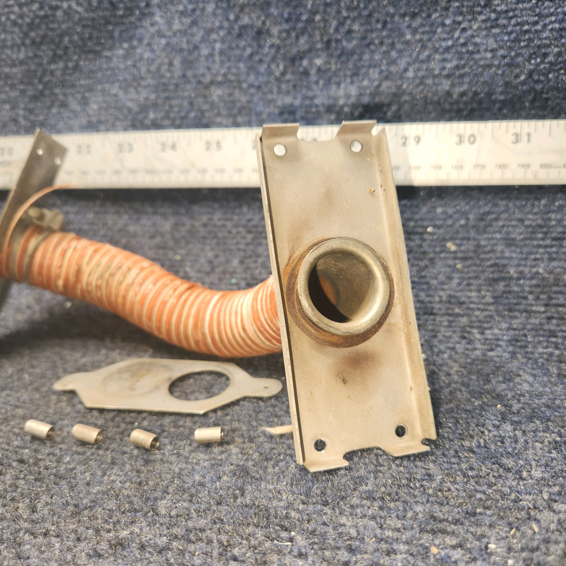 Used aircraft parts for sale, 69273-000 Piper PA28-140 Defroster Valve Housing