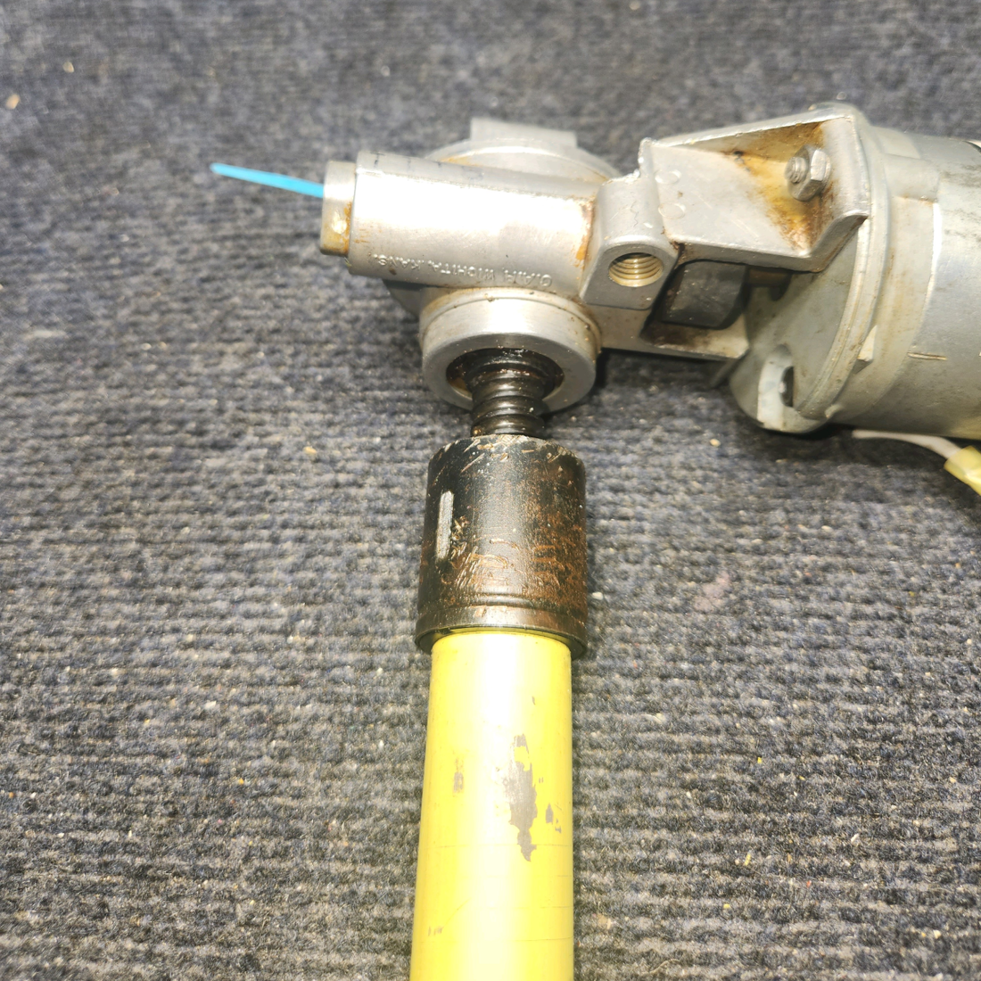 Used aircraft parts for sale, D151-00-1 Beechcraft A24R CAP Flap Actuator Assembly with Motor (12-14V)