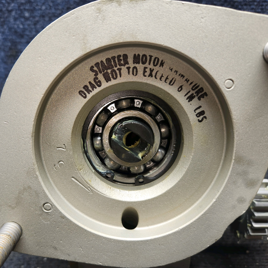 Used aircraft parts for sale, 635048A1 Continental O-300D Cessna 172F Started Adapter Classic Style