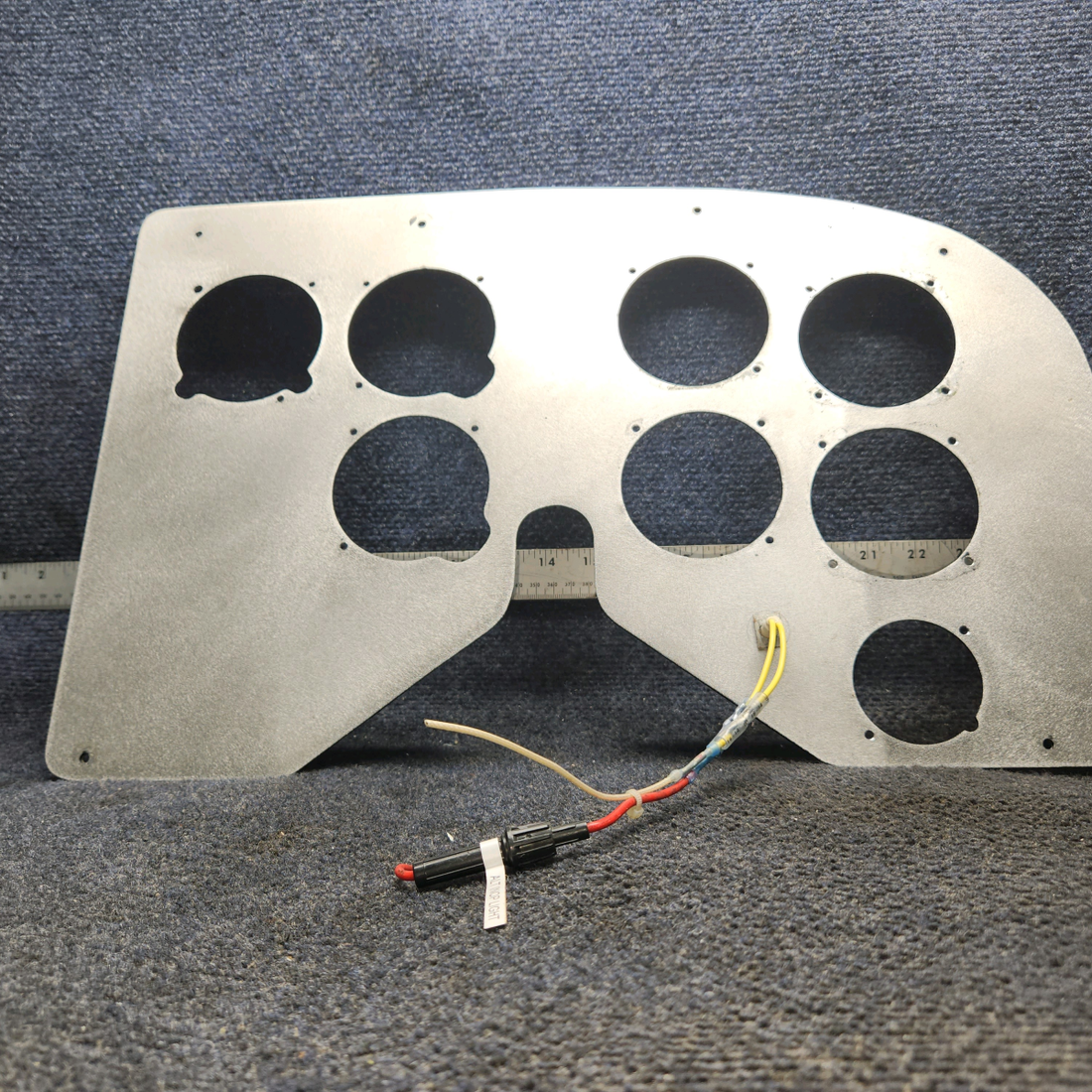 Used aircraft parts for sale, 0513316-3 Cessna 172E Instrument Shock Panel Cover