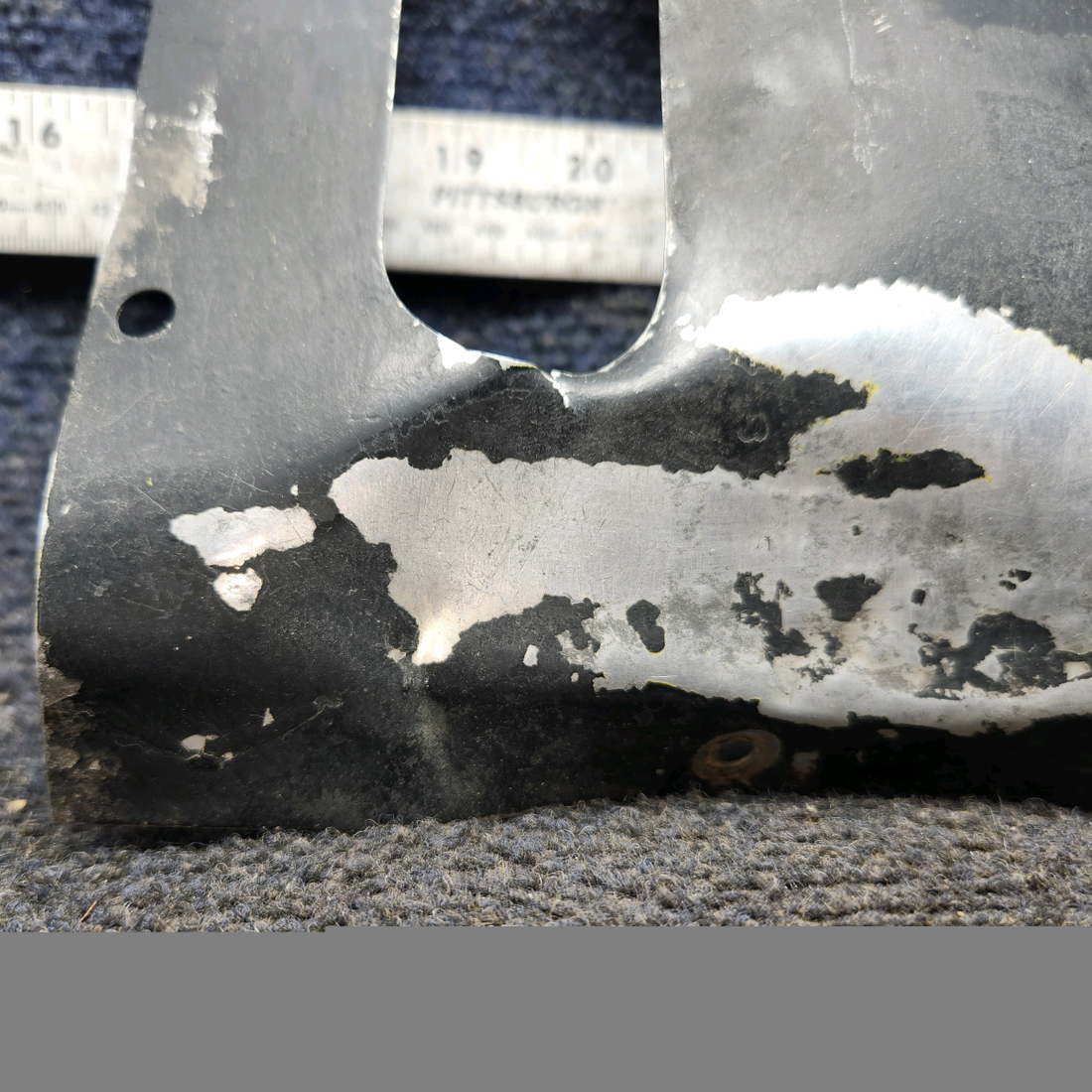 Used aircraft parts for sale, 0411971-1 cessna 150G Rudder Bar Shield – RH
