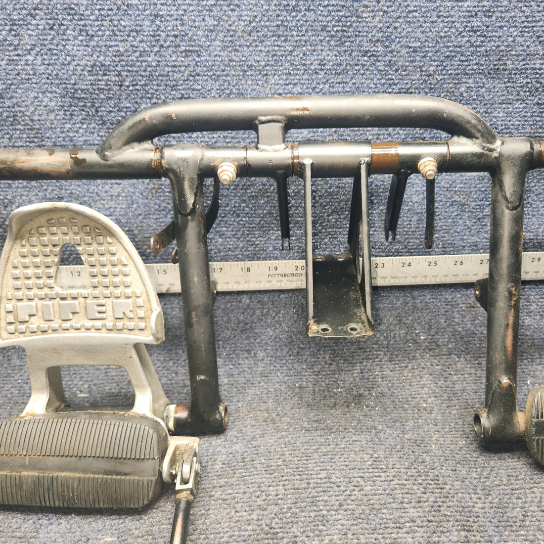 Used aircraft parts for sale, 63459-002 Piper PA28-140 Rudder Pedal Assy LH Brake Only