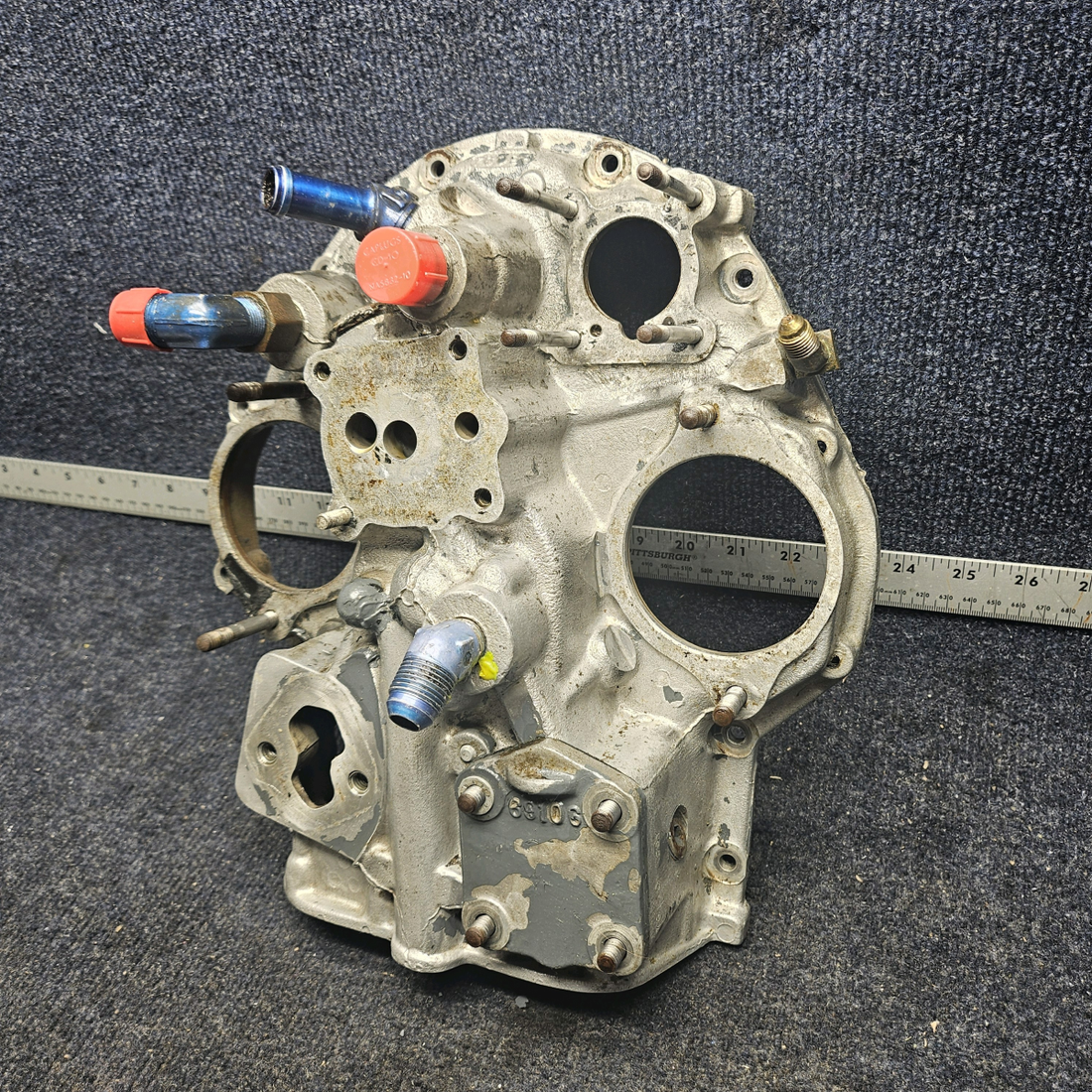 Used aircraft parts for sale, 21A21533-04 Lycoming O-320 ACCESSORY HOUSING  ASSEMBLY
