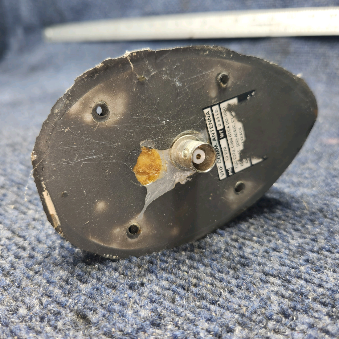 Used aircraft parts for sale, CI270 Dorne & Margolin Cessna 172RG VHF-COM 118-137MHZ Antenna