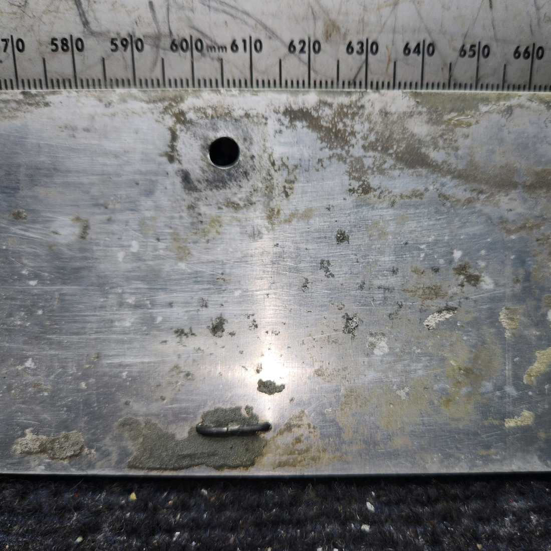 Used aircraft parts for sale, 67723-000 Piper PA28-161 Wing Access Plate Aft Assembly LH (16")