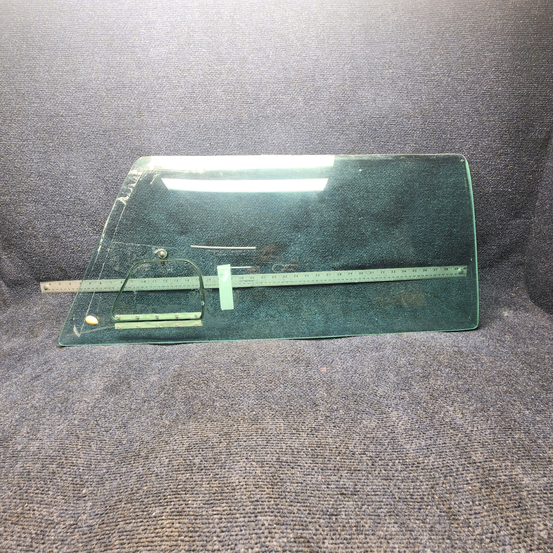 Used aircraft parts for sale, 20676-03 / 21027-000 PIPER PA-24-250 Pilot Window - Outer W/ Storm Window Green