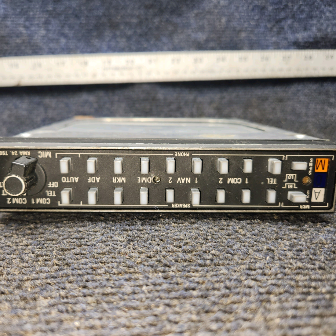 Used aircraft parts for sale, 066-1055-03 King KMA-24 Audio Panel W rack