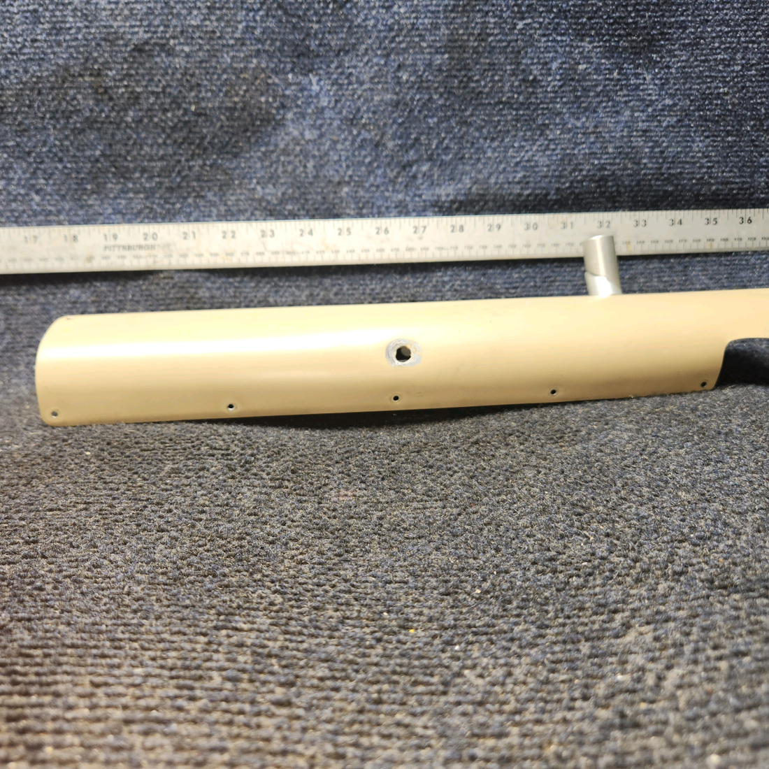 Used aircraft parts for sale, 0511137-12 Cessna 172 Doorpost Cover RH With LED Map light.
