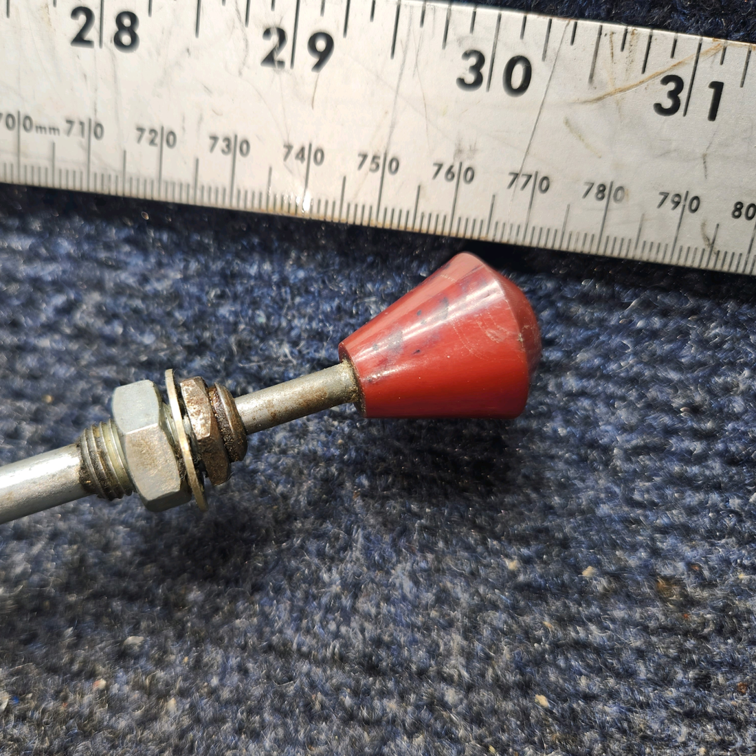 Used aircraft parts for sale, 169-380005-19 Beechcraft C23 SUNDOWNER Cabin Defrost Control Cable – 45"