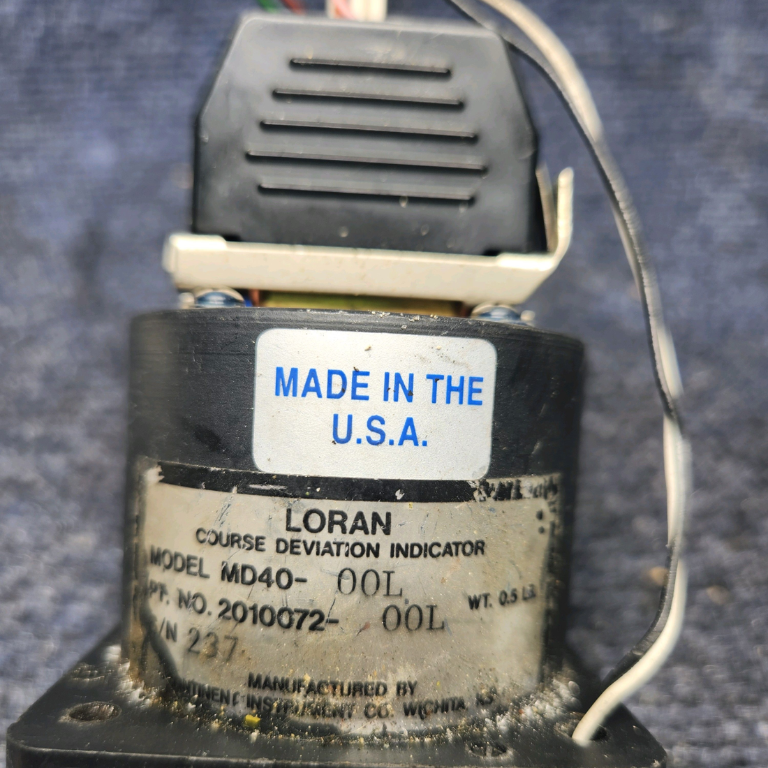 Used aircraft parts for sale, 2010056-00L Mid-Continent Mooney M20K LORAN COURSE DEVIATION INDICATOR (LIGHTED)