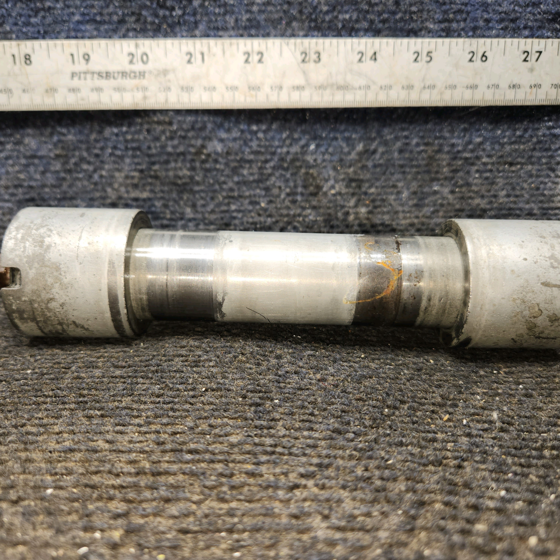 Used aircraft parts for sale, 0442142-1 cessna 150G Nose Gear Axle Tube with Ferrule Caps
