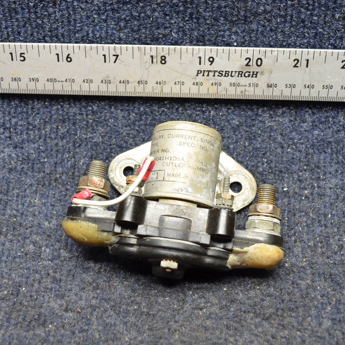 Used aircraft parts for sale, 6041H105A Cessna C175 CUTLER-HAMMER RELAY 12 VOLTS