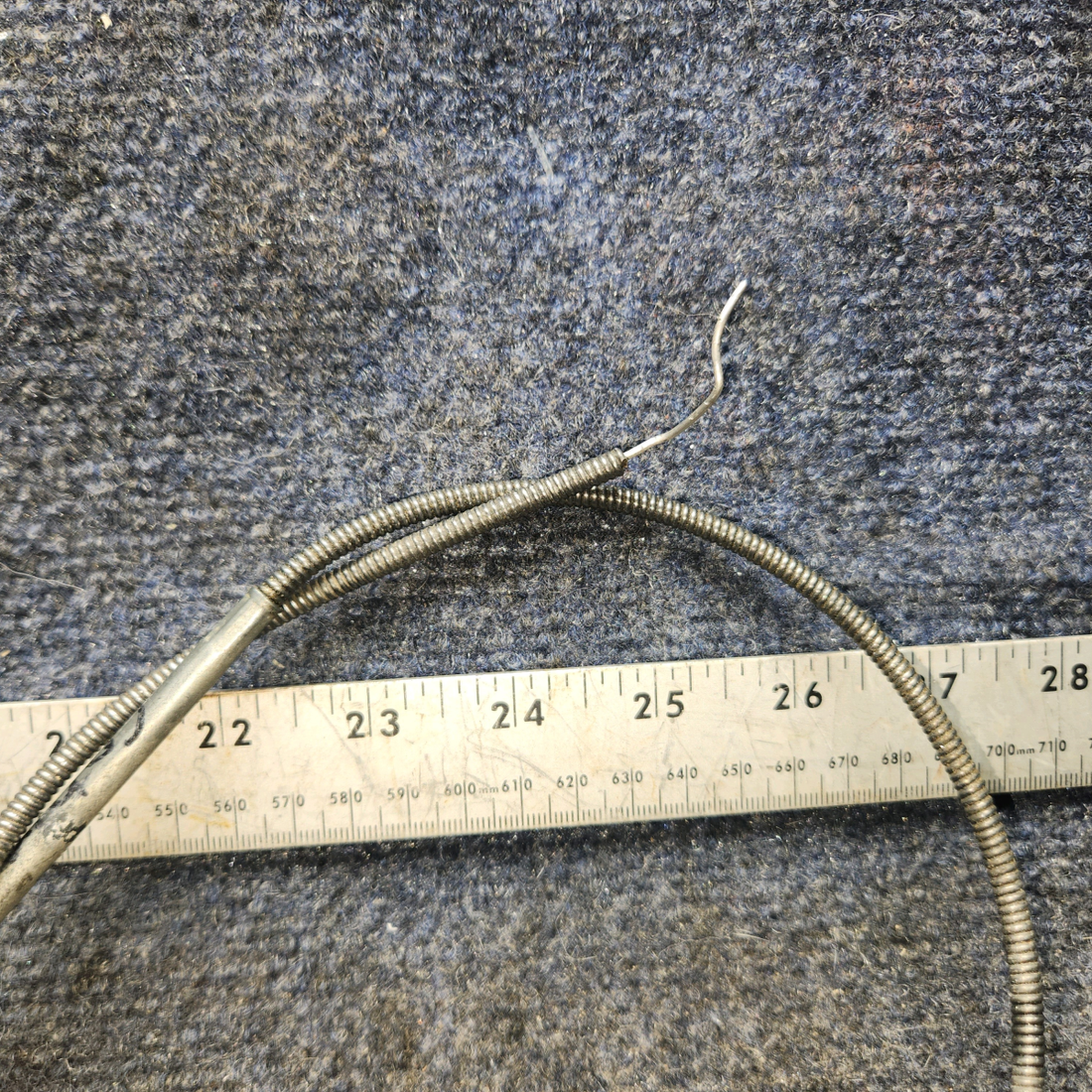 Used aircraft parts for sale, S1239-47 cessna 172N Cabin Heat Control Cable – 28 in
