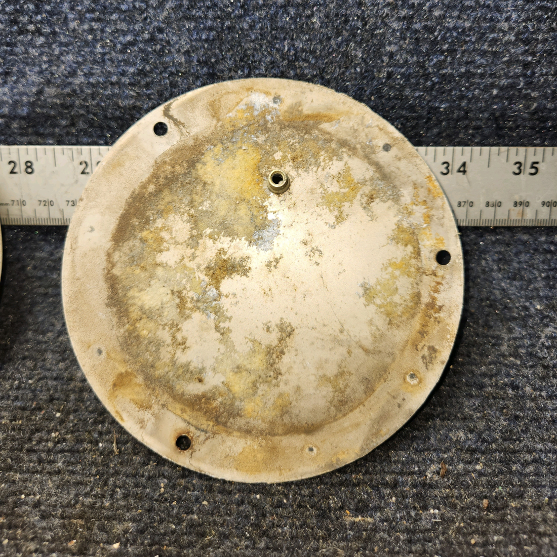 Used aircraft parts for sale, S225-2 Cessna 172F Inspection Plates - 5", 3 holes (Set of 2)
