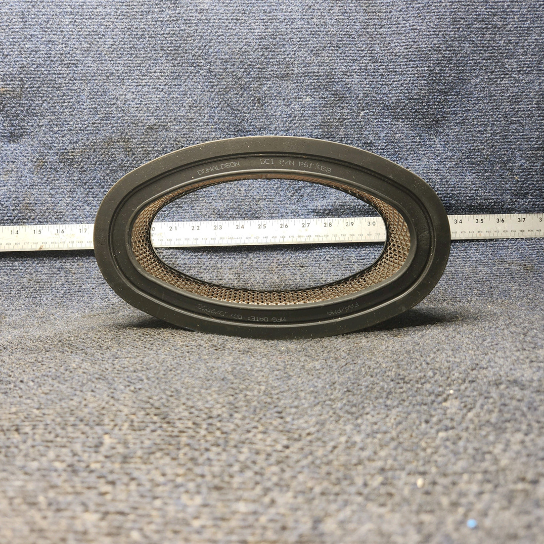 Used aircraft parts for sale, P617058 Donaldson PIPER PA28-140 Oval Piper Filter