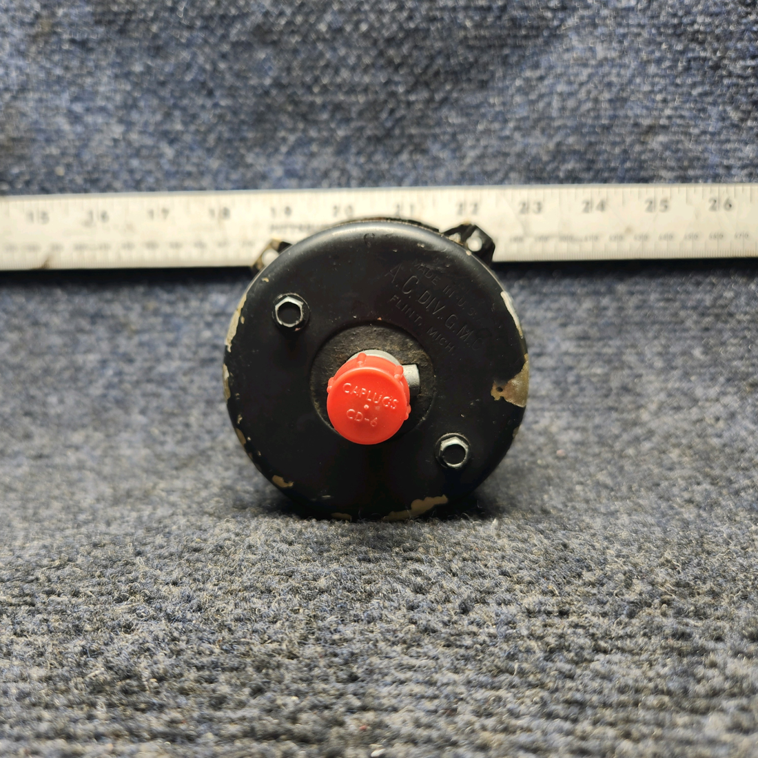 Used aircraft parts for sale, 35-324365-15 Beechcraft A24R Tachometer Indicator TT 1584.31