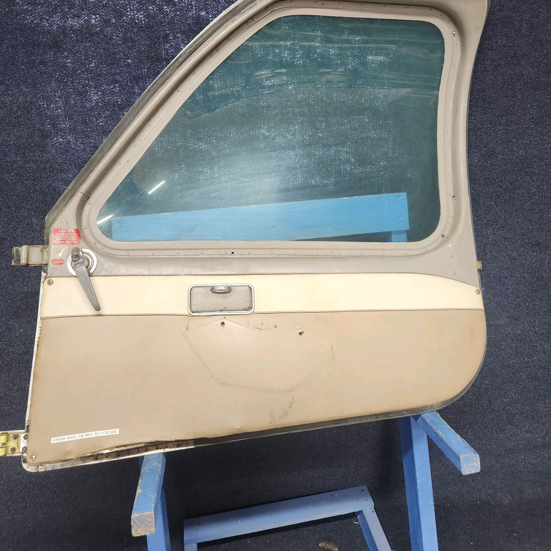Used aircraft parts for sale, 33-400300 Beechcraft 35-33 Cabin Door RH with Storm Window