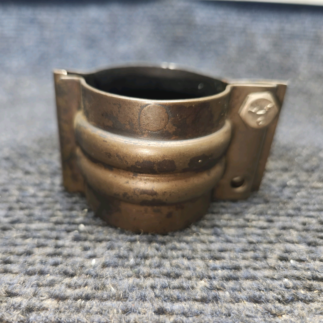 Used aircraft parts for sale, 0550176-50 Continental O-300-D Cessna 172F Exhaust Clamp Assy