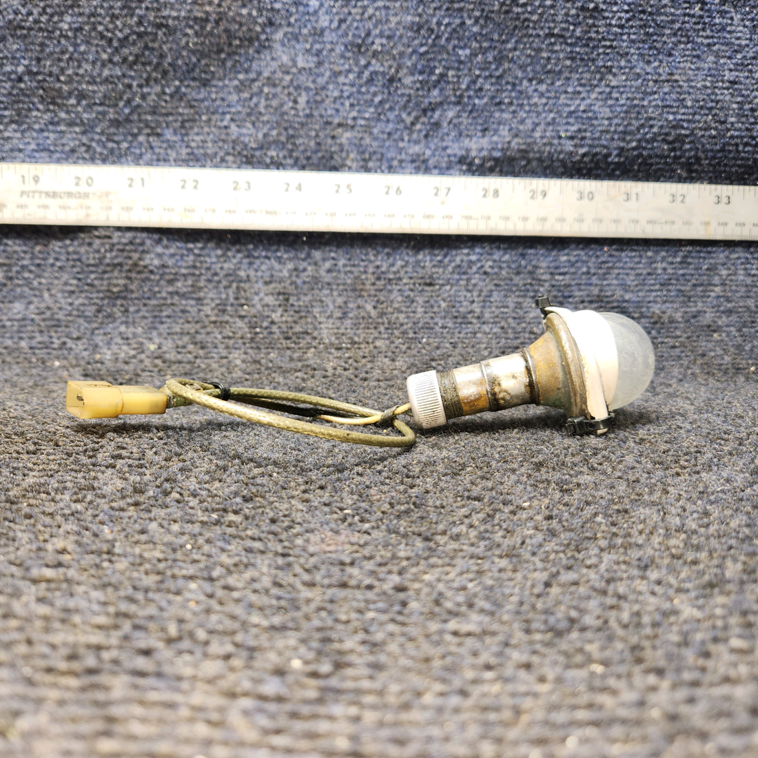 Used aircraft parts for sale, A-2064-1073 Grimes Piper PA32RT-300 Rear Position Light Assembly with Lens and Retainer (12V)