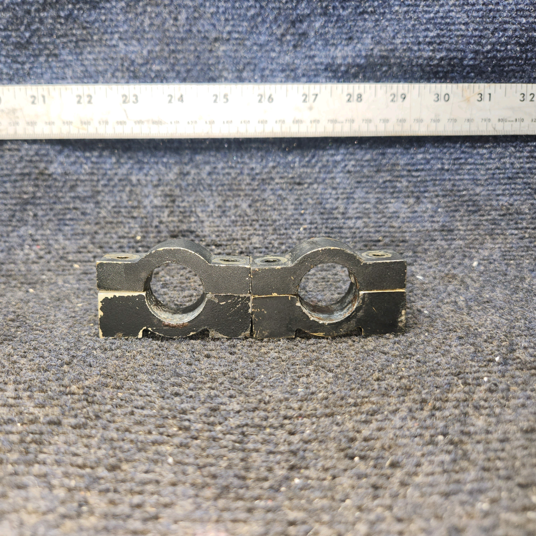 Used aircraft parts for sale, S1674-1 Cessna 172F Rudder Bar Bearing Support - Set of 2