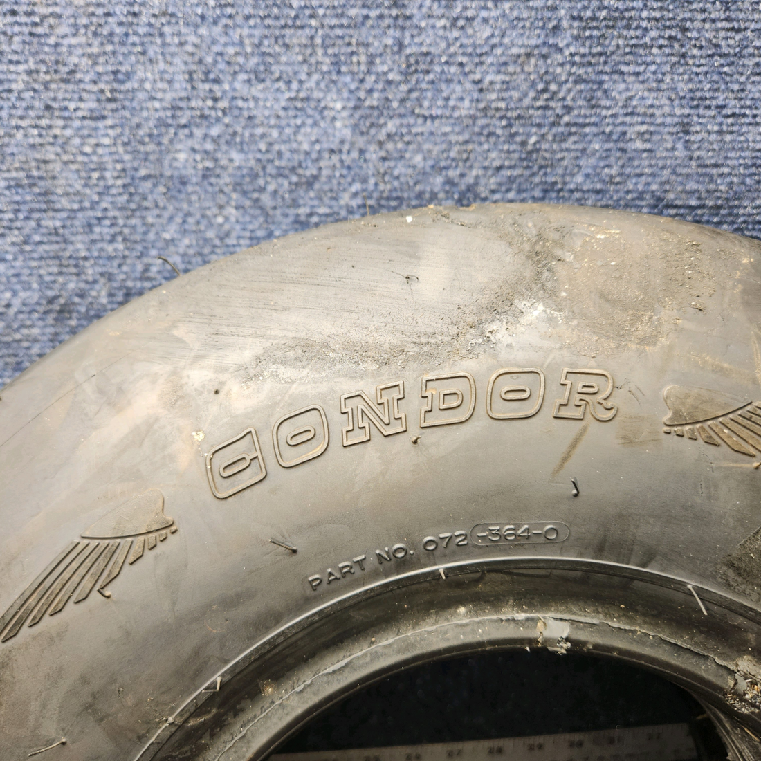 Used aircraft parts for sale, 6.50-8  8PLY Condor BEECHCRAFT 95-55B Tire with Tube
