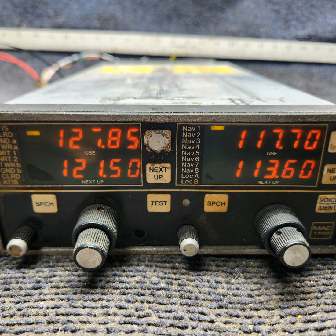 Used aircraft parts for sale, 069-1020-00 King MAC 1700 Piper PA28-161 14V Nav/Com with MAC 1700 Conversion