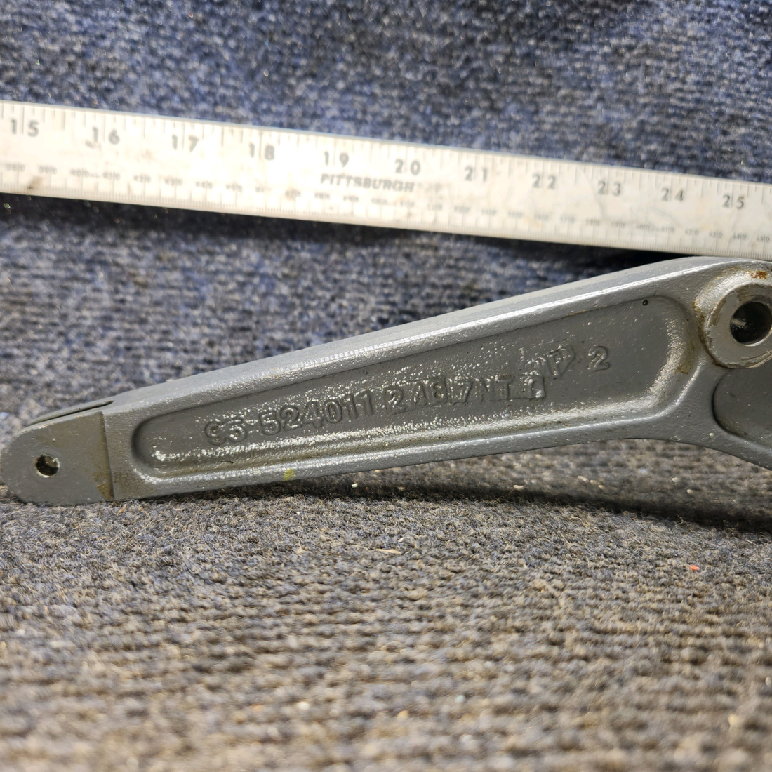 Used aircraft parts for sale, 33-524017-3 Beechcraft 35-33 Bellcrank Elevator Aft