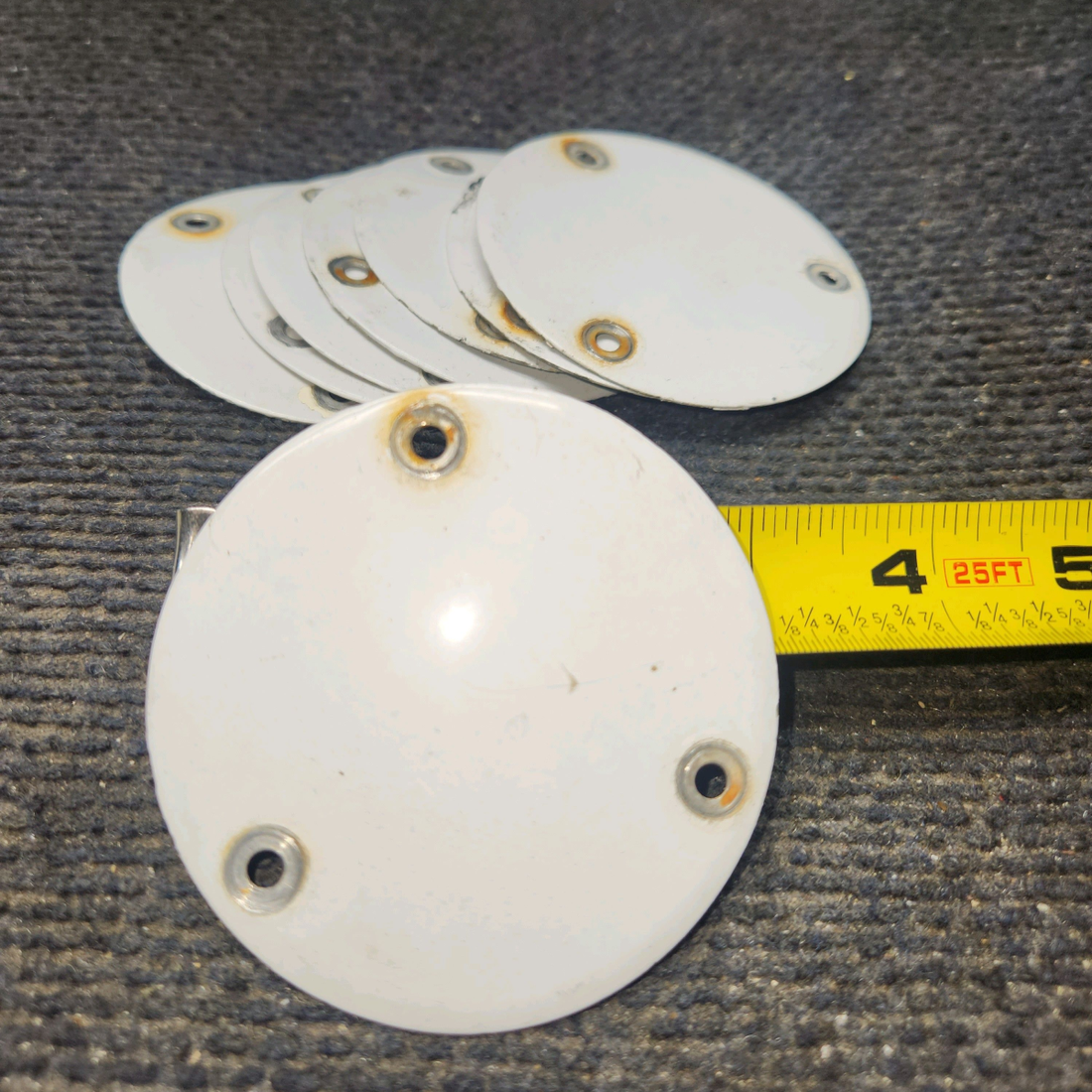 Used aircraft parts for sale, S225-3 Cessna 182G Flap Inspection Cover Plate - Set of 8