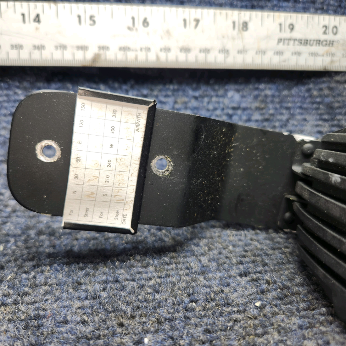 Used aircraft parts for sale, NV2C-12V SIRS Navigation PIPER PA-24-250 Standby Compass Indicator (Volts: 12)