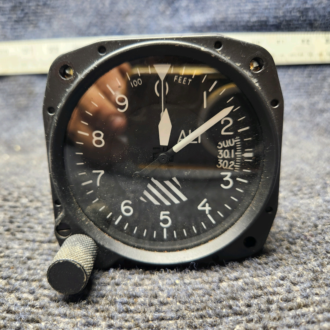 Used aircraft parts for sale, 5934P-3 United Instruments Piper PA28-161 Altimeter Indicator Code A.86
