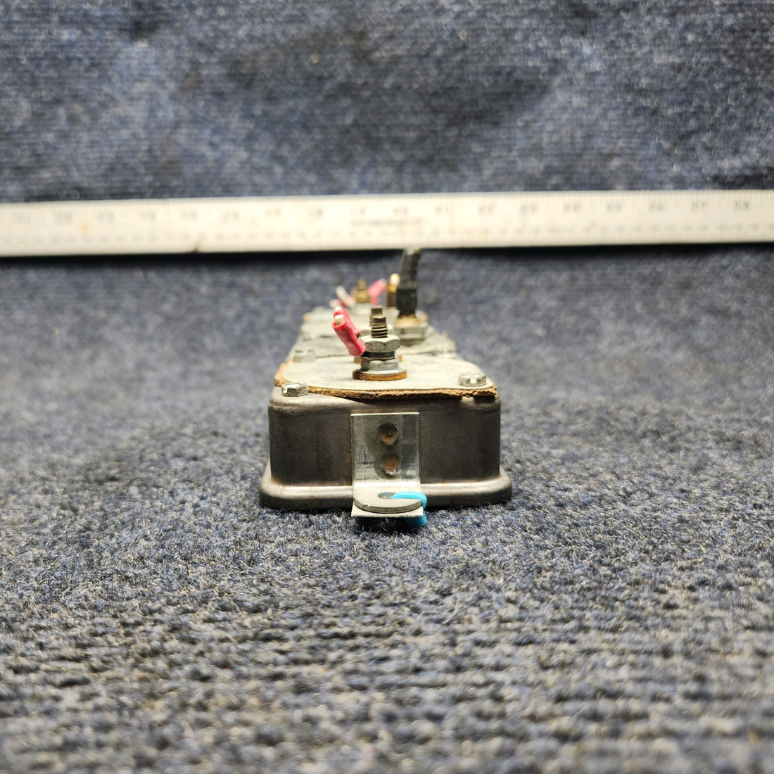 Used aircraft parts for sale, C669507-0101 CESSNA 172K FUEL AND OIL INSTRUMENT CLUSTER "OIL TEMP INOP CUT"
