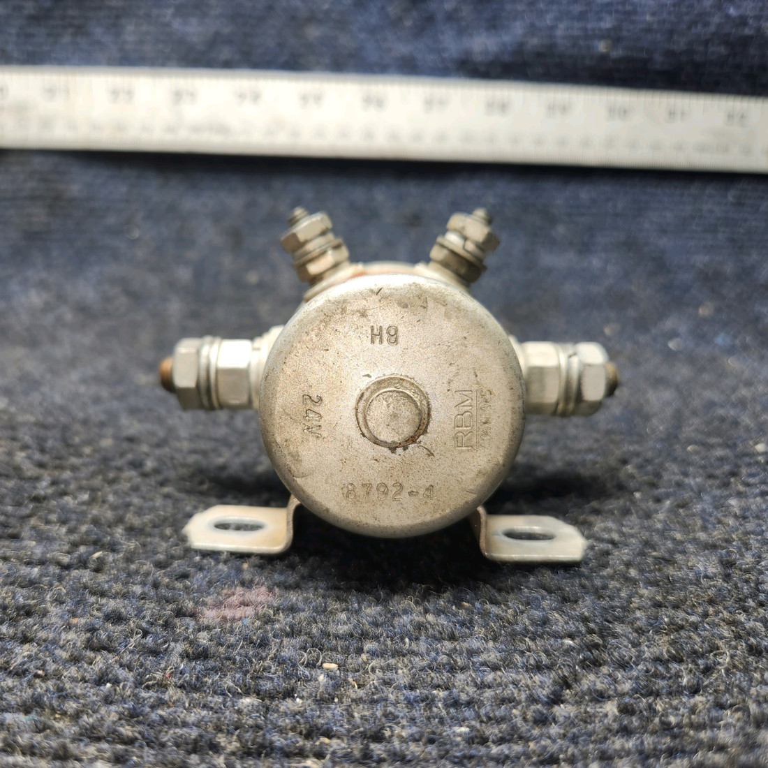 Used aircraft parts for sale, 8792-4 RBM Manufacturer BEECHCRAFT 95-55B RBM Battery Relay/Solenoid - 24V