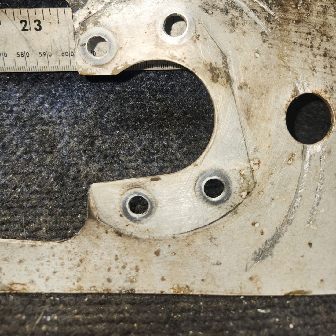 Used aircraft parts for sale, 0541220-2 cessna 172N Mounting Plate Assembly – RH